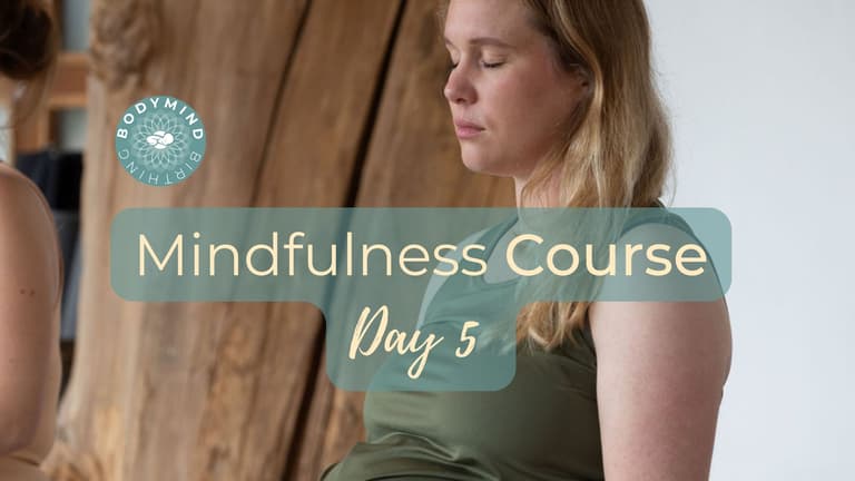 Mindfulness Course: Day 5