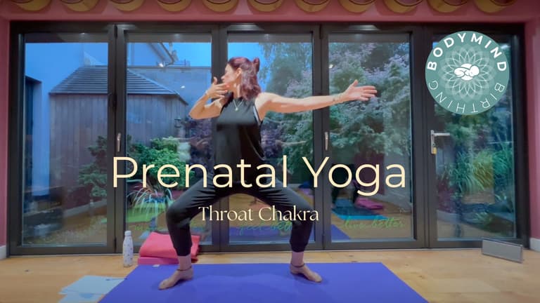 Pregnancy Yoga: Throat Chakra