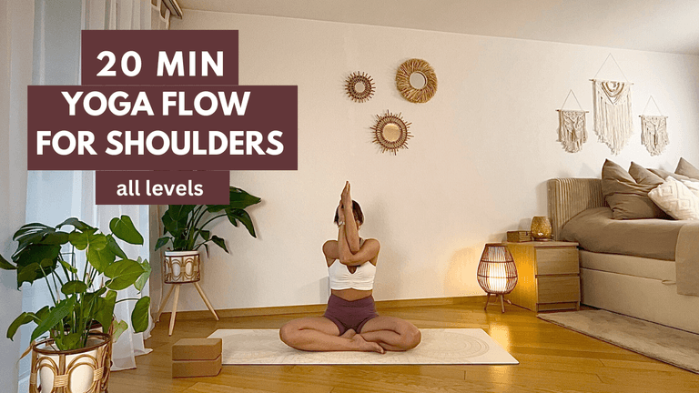 20 min Yoga Flow For Shoulders - all levels