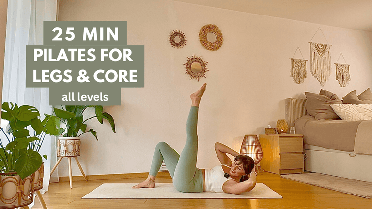 25 min Pilates For Legs & Core - all levels