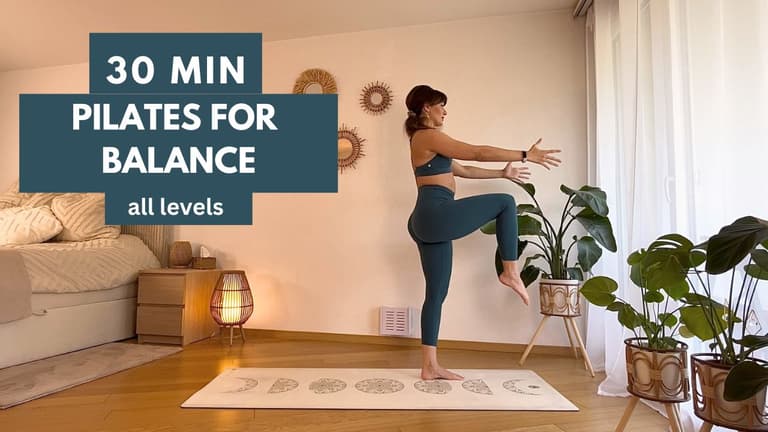 30min Pilates For Balance - all levels