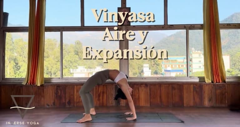 Clase Vinyasa Yoga, Aire y expansión