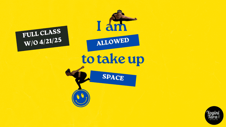 Take Up Space Yoga Flow | Funky Transitions with Tara