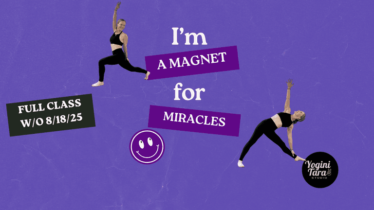 ransformative Yoga Flow: Embrace Miracles 💜